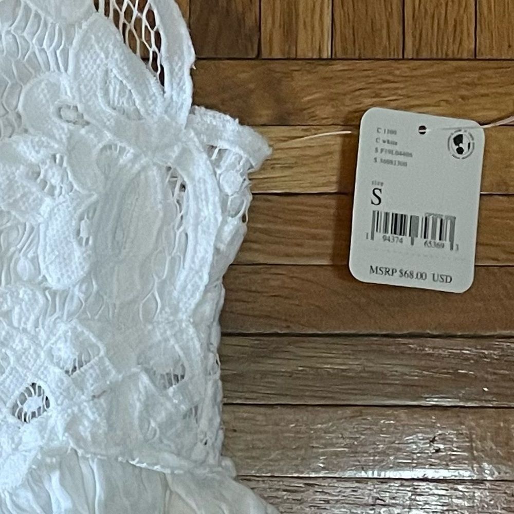 FreeĀ PeopleāAdella White Cami Size Small NWT - Picture 8 of 11